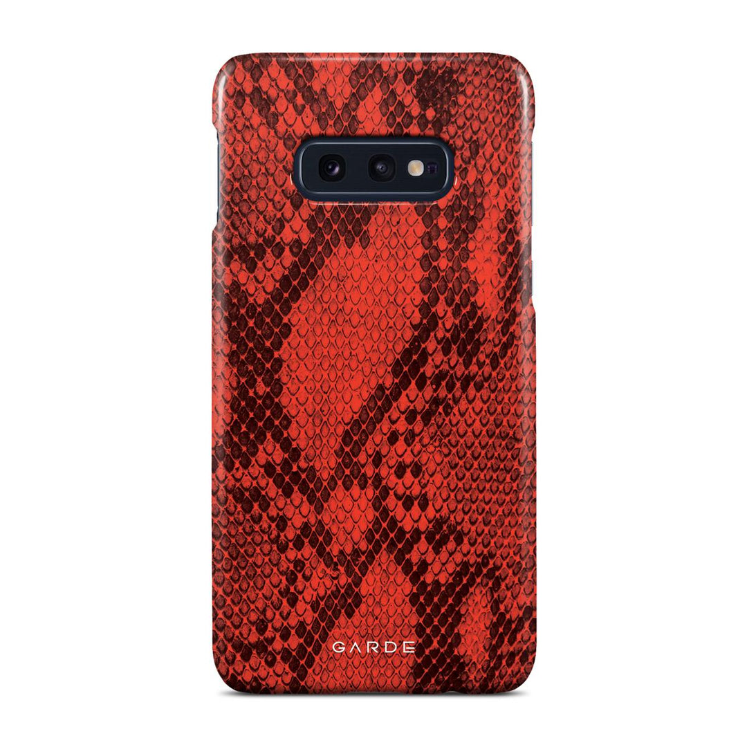 Python Red Samsung S10 E Back Cover - Custom Printed Phone Case by Garde