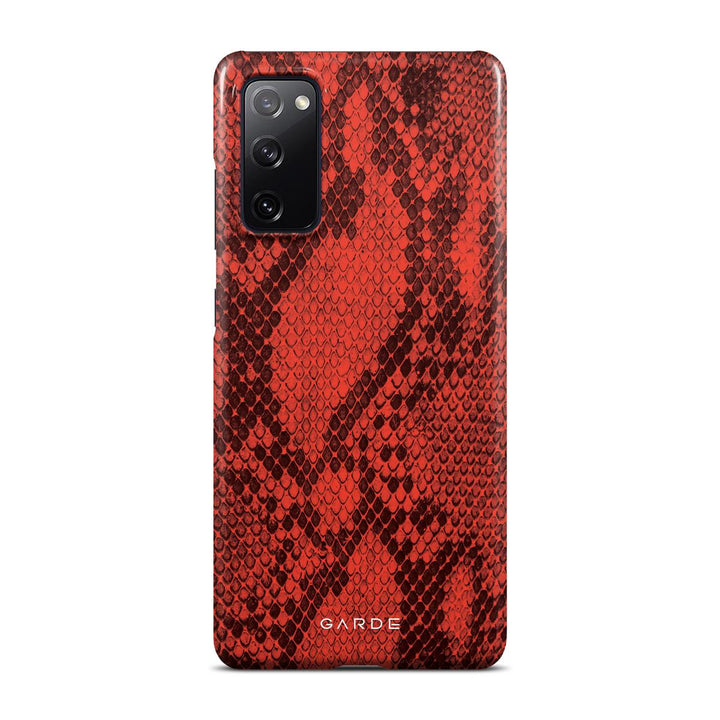 Python Red Samsung S20 FE Back Cover - Custom Printed Phone Case by Garde