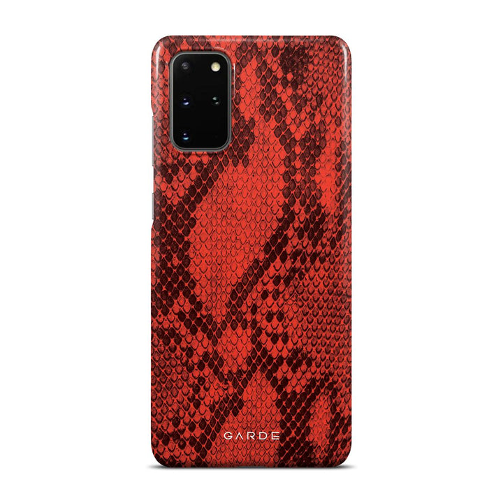 Python Red Samsung S20 Plus Back Cover - Custom Printed Phone Case by Garde