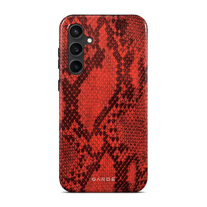 Python Red Samsung S23 FE Back Cover - Custom Printed Phone Case by Garde