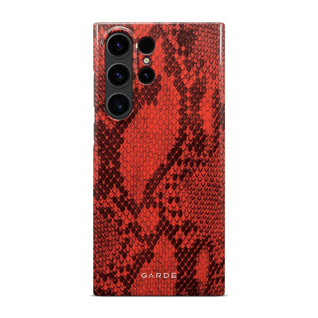 Python Red Samsung S23 Ultra Back Cover - Custom Printed Phone Case by Garde