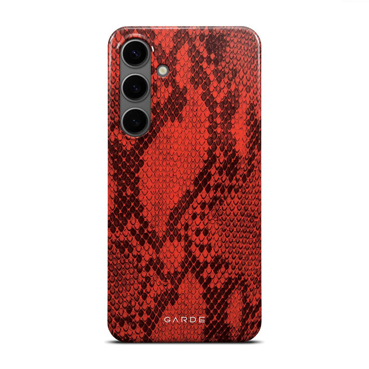 Python Red Samsung S24 Plus Back Cover - Custom Printed Phone Case by Garde