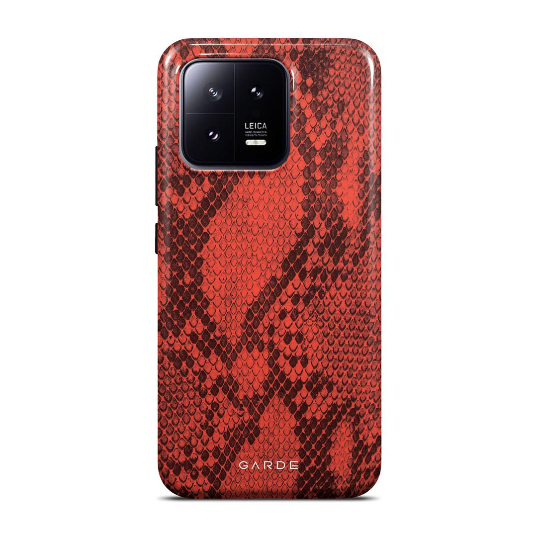 Python Red Xiaomi 13 Back Cover - Custom Printed Phone Case by Garde