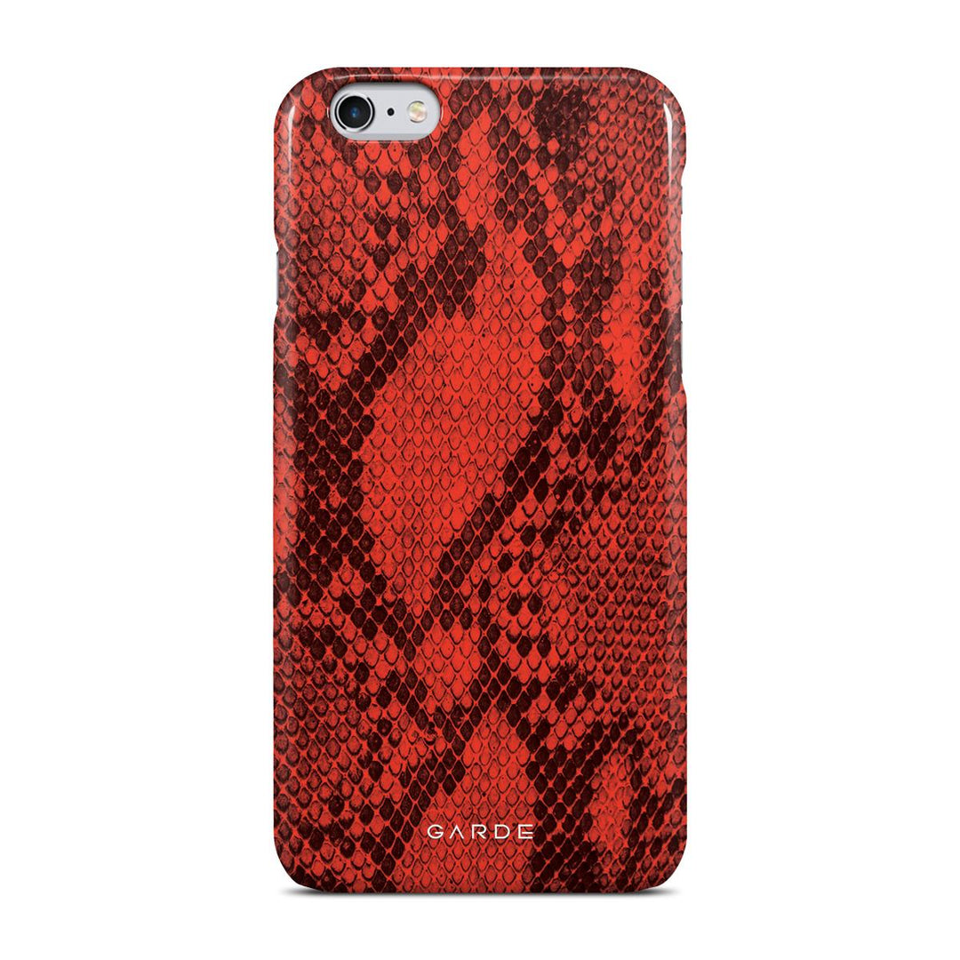 Python Red iPhone 6 / 6s Back Cover - Custom Printed Phone Case by Garde