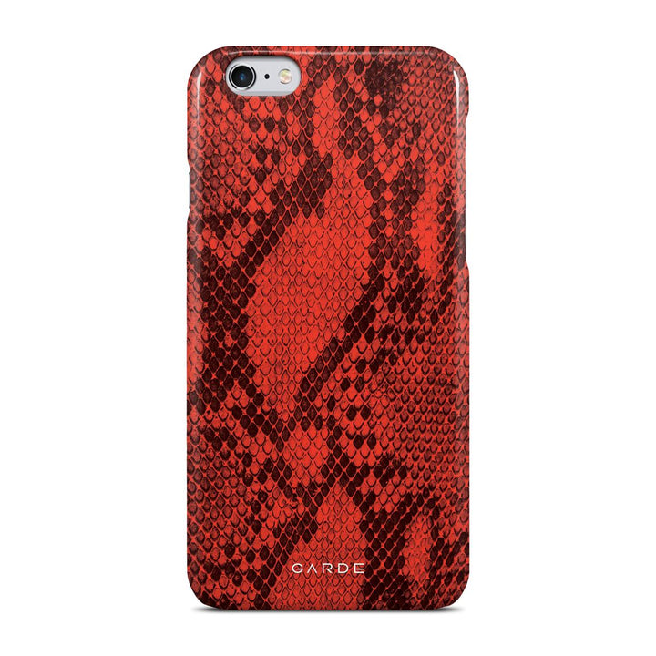 Python Red iPhone 6 / 6s Back Cover - Custom Printed Phone Case by Garde
