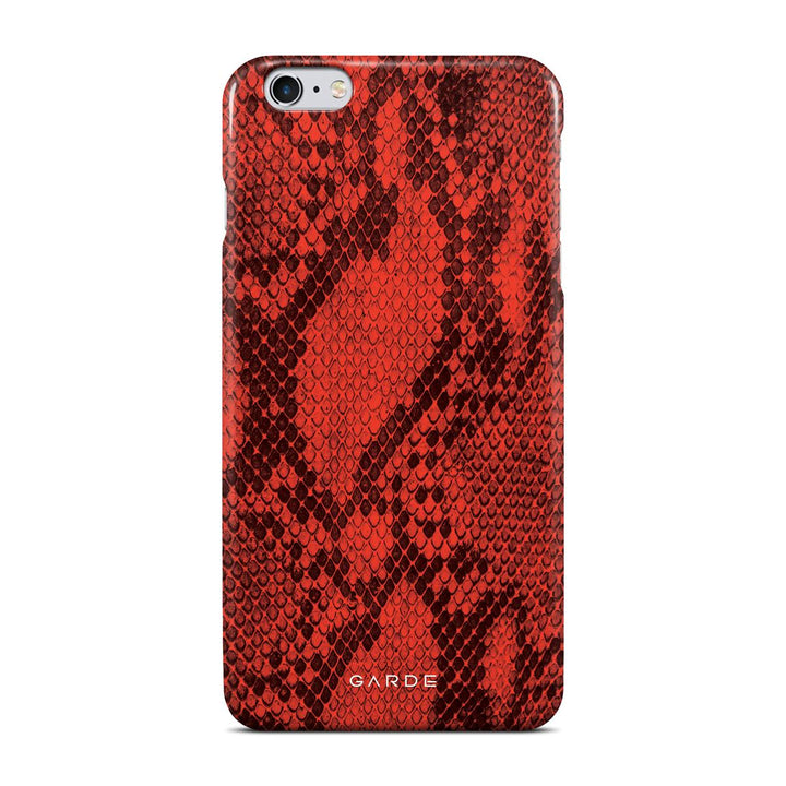 Python Red iPhone 6 Plus / 6s Plus Back Cover - Custom Printed Phone Case by Garde
