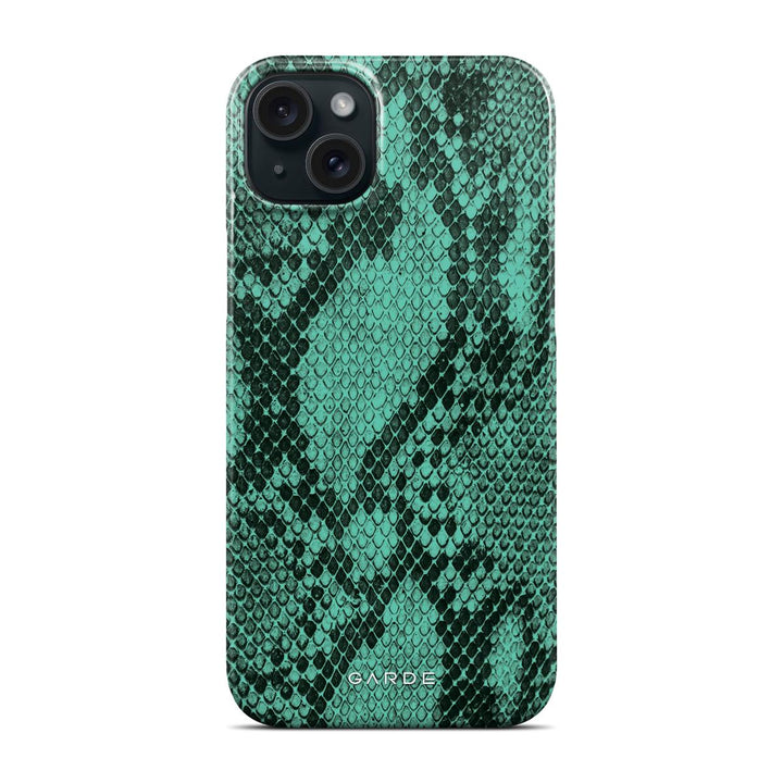 Python Tirquaz iPhone 15 Plus Back Cover - Custom Printed Phone Case by Garde