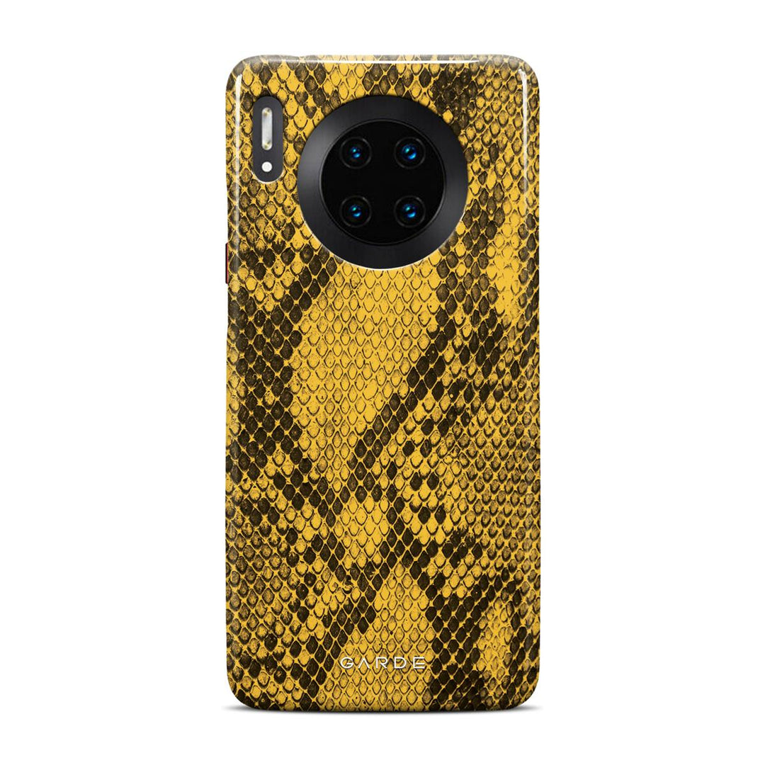 Python Yellow Huawei Mate 30 Back Cover - Custom Printed Phone Case by Garde