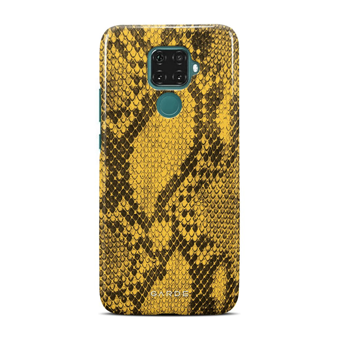 Python Yellow Huawei Mate 30 Lite Back Cover - Custom Printed Phone Case by Garde