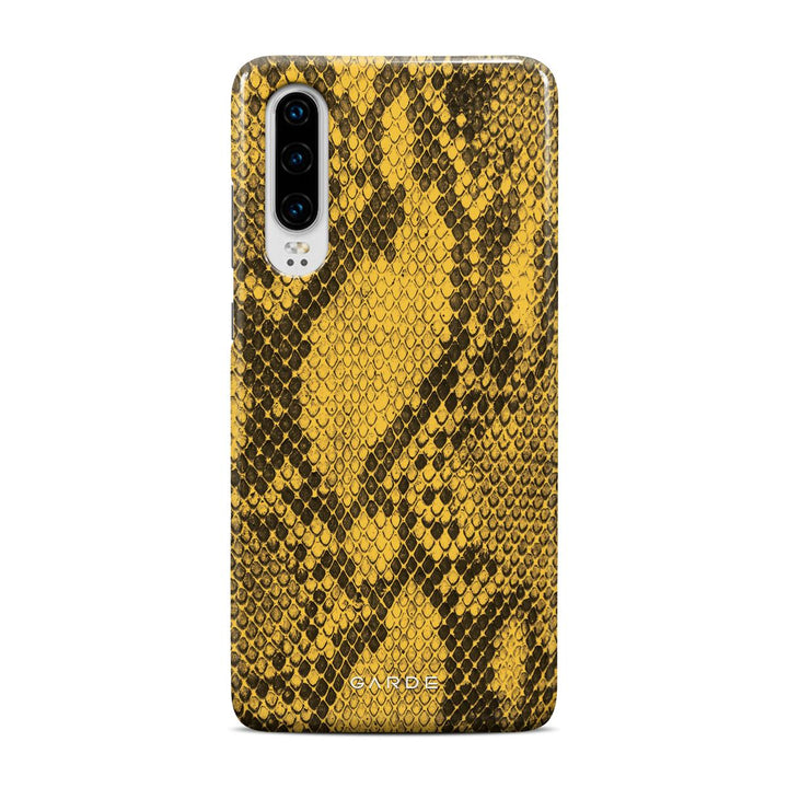 Python Yellow Huawei P30 Back Cover - Custom Printed Phone Case by Garde