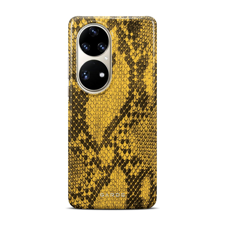 Python Yellow Huawei P50 Pro Back Cover - Custom Printed Phone Case by Garde