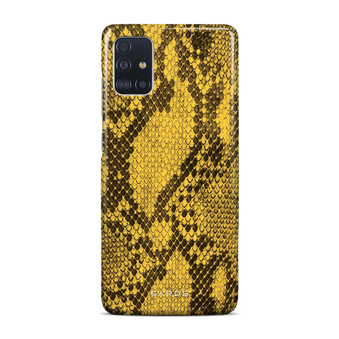 Python Yellow Samsung A51 Back Cover - Custom Printed Phone Case by Garde
