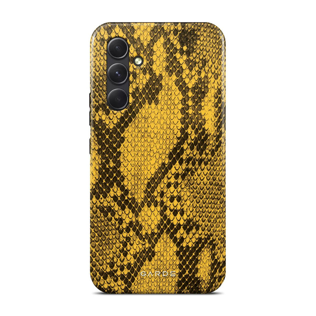 Python Yellow Samsung A54 5G Back Cover - Custom Printed Phone Case by Garde