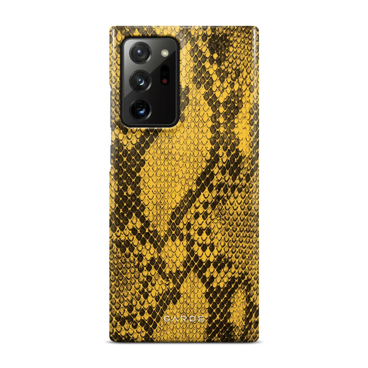 Python Yellow Samsung Note 20 Ultra Back Cover - Custom Printed Phone Case by Garde