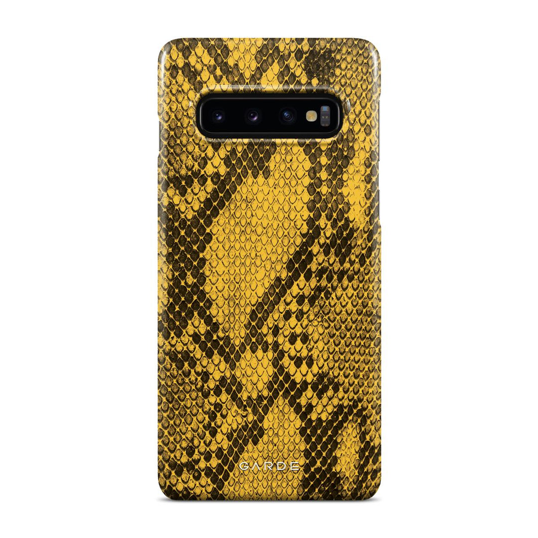 Python Yellow Samsung S10 Back Cover - Custom Printed Phone Case by Garde