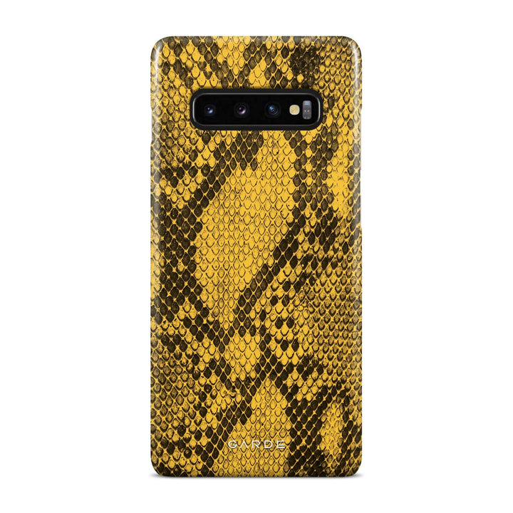 Python Yellow Samsung S10 Plus Back Cover - Custom Printed Phone Case by Garde