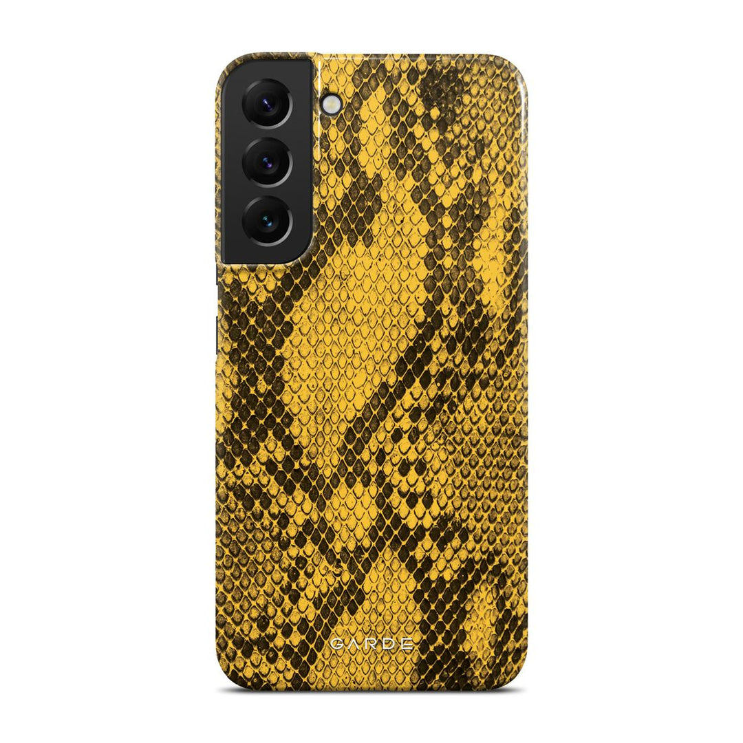 Python Yellow Samsung S22 Plus Back Cover - Custom Printed Phone Case by Garde