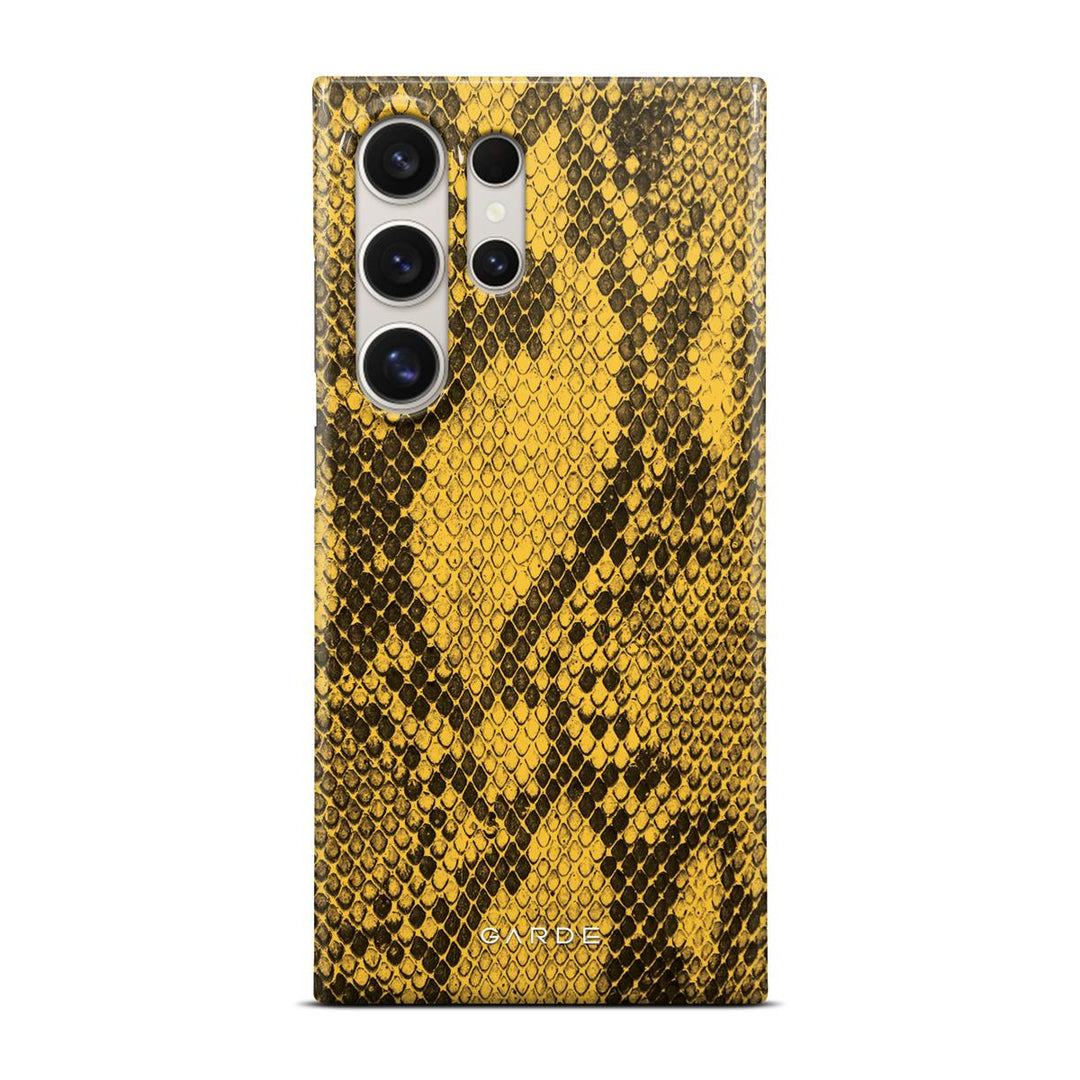 Python Yellow Samsung S24 Ultra Back Cover - Custom Printed Phone Case by Garde