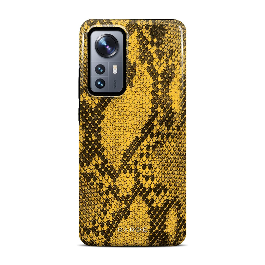 Python Yellow Xiaomi 12 / 12x Back Cover - Custom Printed Phone Case by Garde