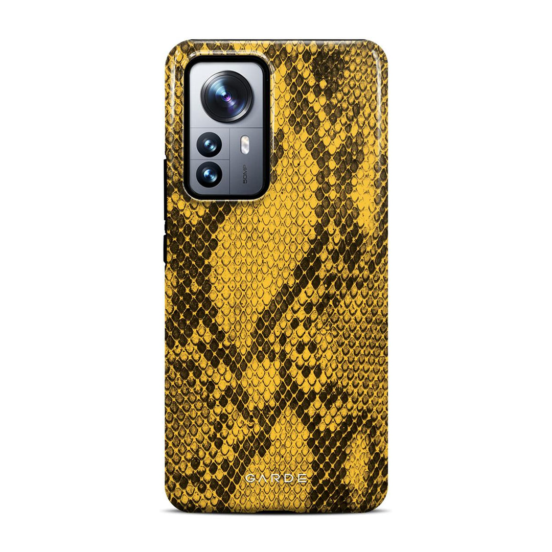 Python Yellow Xiaomi 12 Pro Back Cover - Custom Printed Phone Case by Garde