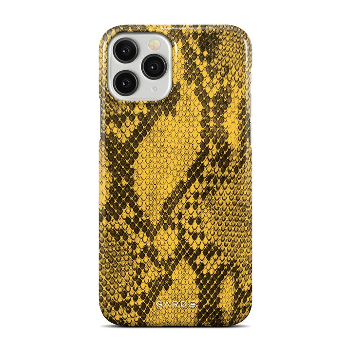 Python Yellow iPhone 11 Pro Back Cover - Custom Printed Phone Case by Garde