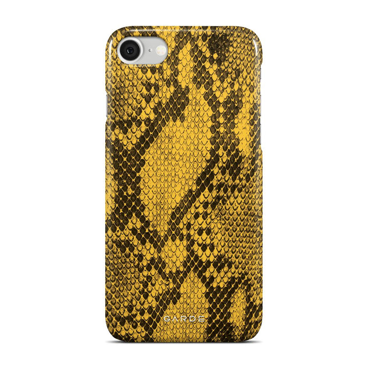 Python Yellow iPhone 7 / 8 Back Cover - Custom Printed Phone Case by Garde