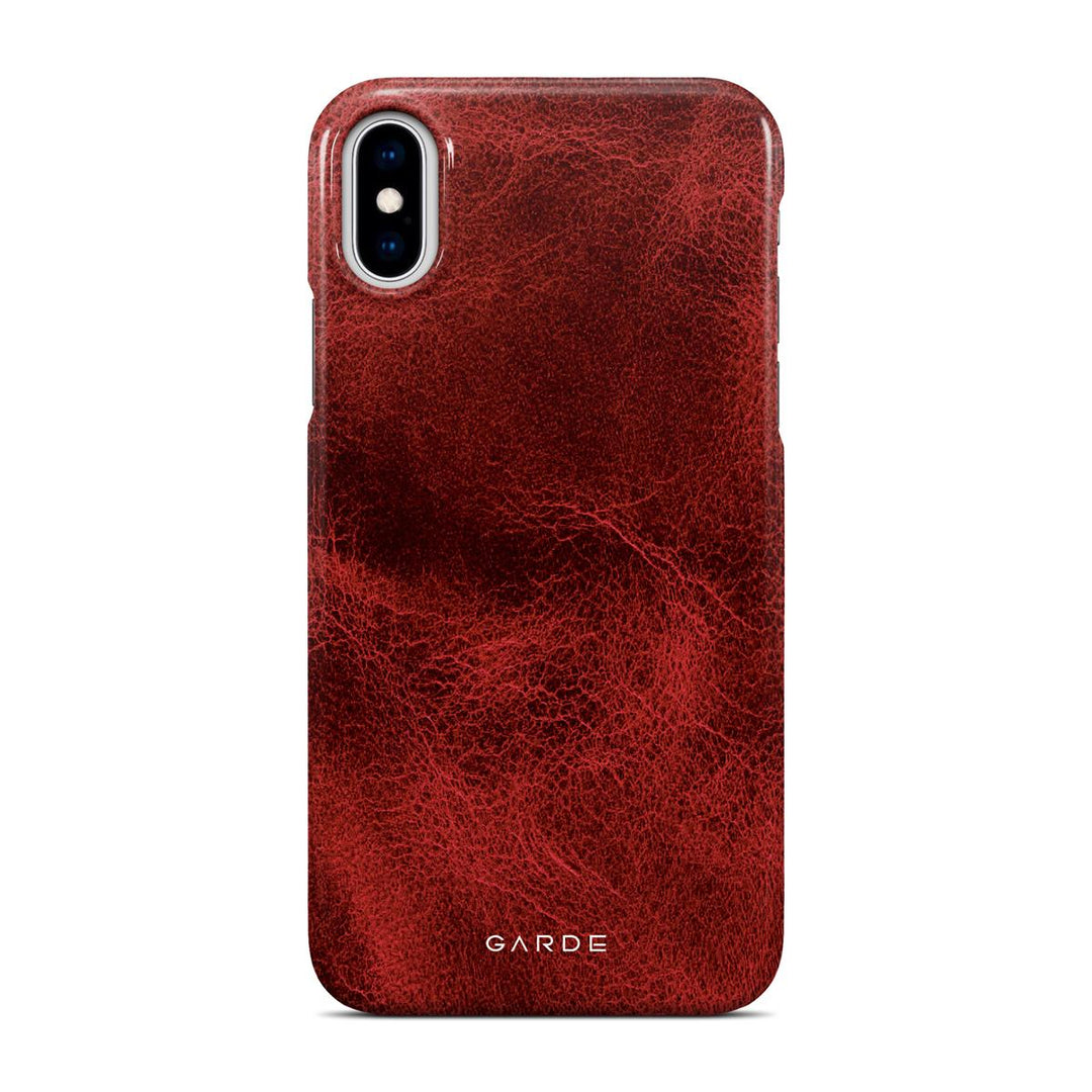 Red Poison iPhone X / Xs Back Cover - Custom Printed Phone Case by Garde