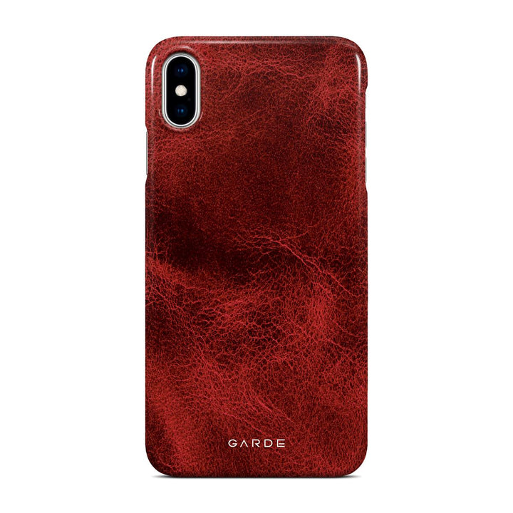 Red Poison iPhone Xs Max Back Cover - Custom Printed Phone Case by Garde
