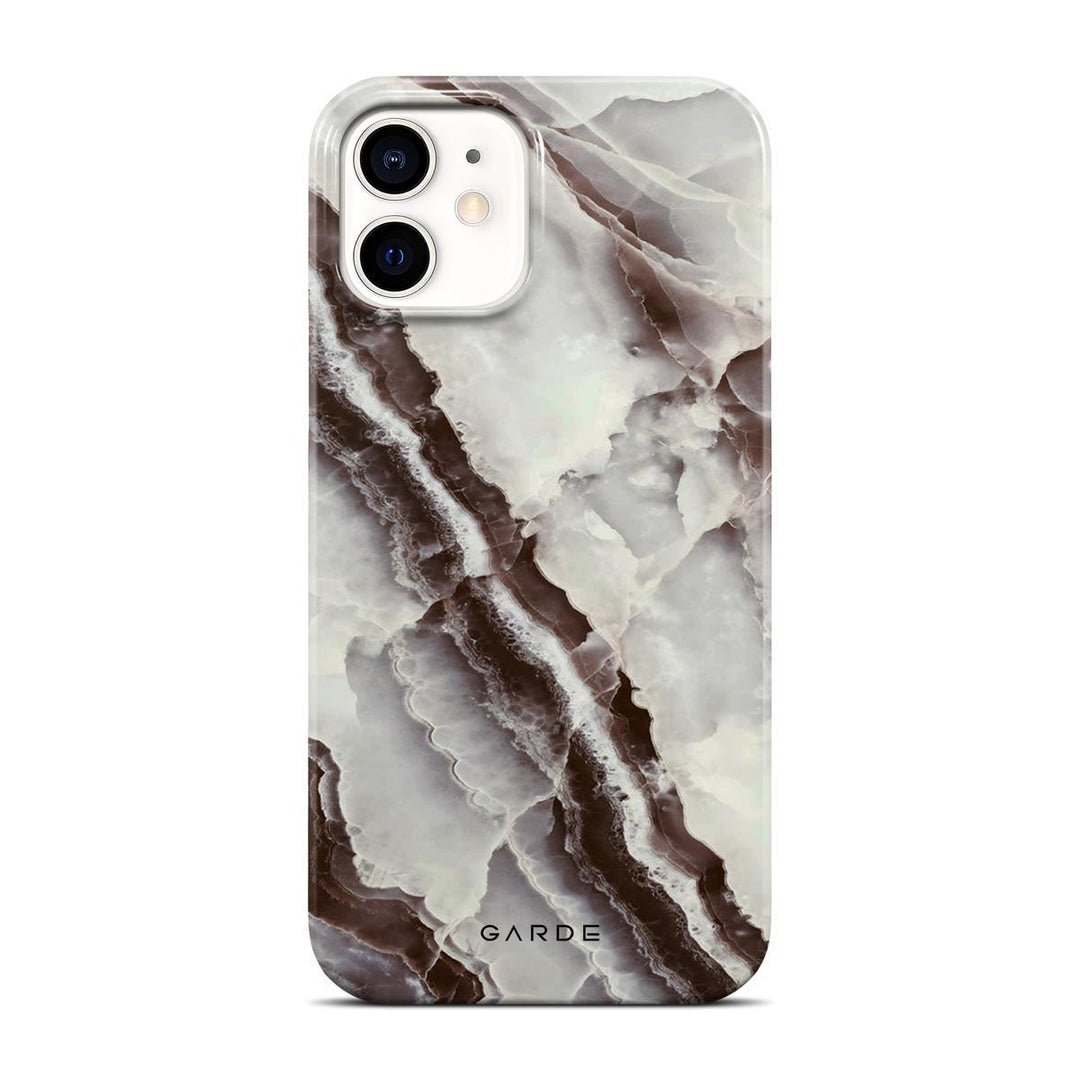 Smokey Stone iPhone 12 Back Cover - Custom Printed Phone Case by Garde