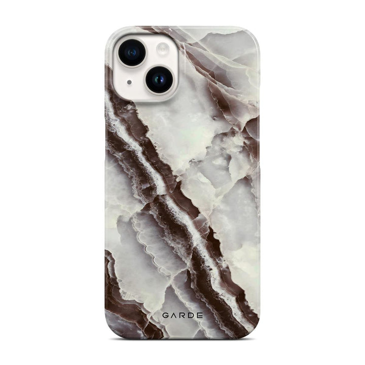 Smokey Stone iPhone 14 Back Cover - Custom Printed Phone Case by Garde