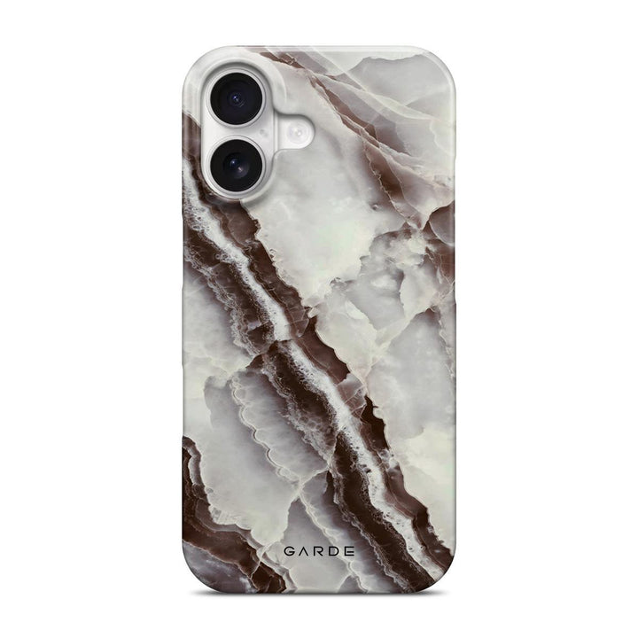 Smokey Stone iPhone 16 Back Cover - Custom Printed Phone Case by Garde