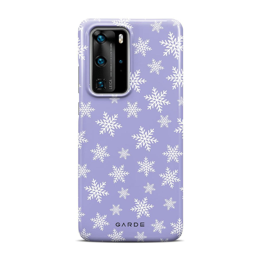 Snowflakes Huawei P40 Pro Back Cover - Custom Printed Phone Case by Garde