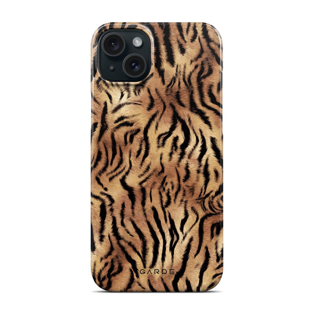 Tiger Fur iPhone 15 Plus Back Cover - Custom Printed Phone Case by Garde