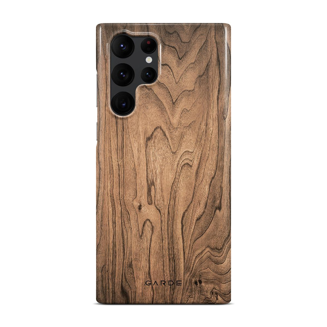 Walnut Samsung S22 Ultra Back Cover - Custom Printed Phone Case by Garde