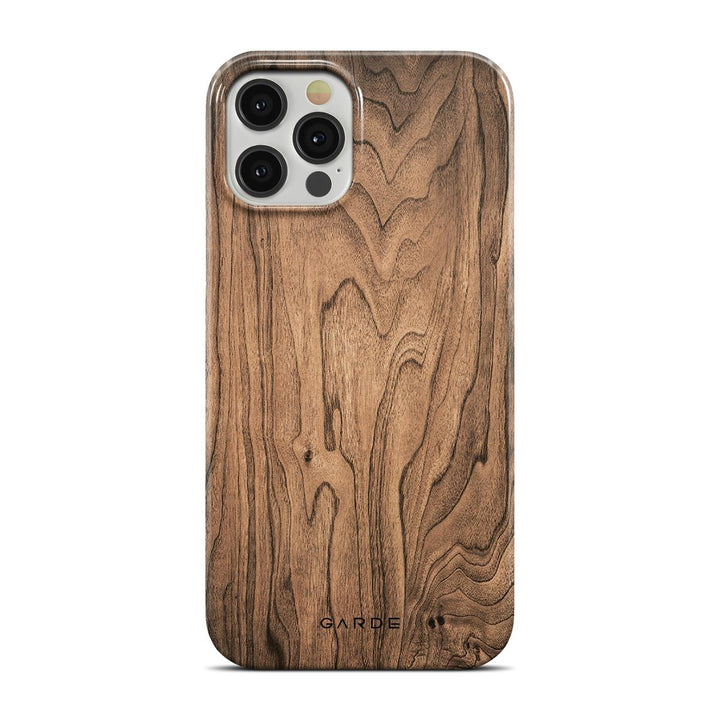Walnut iPhone 12 Pro Back Cover - Custom Printed Phone Case by Garde